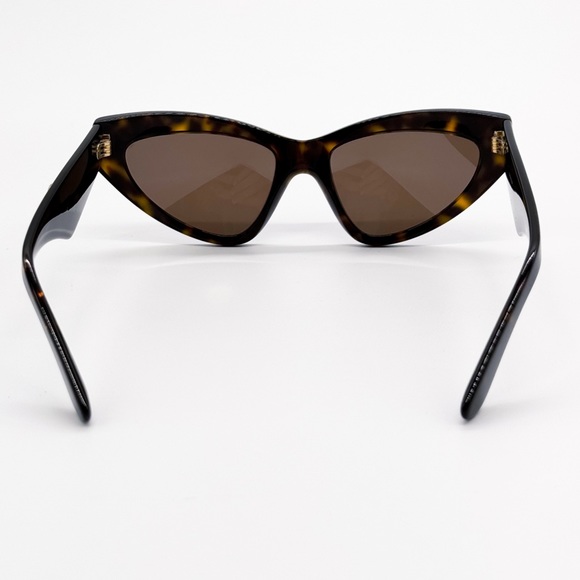 NEW DOLCE&GABBANA DG4439 502/73 WOMEN SUNGLASSES BROWN HAVANA CAT EYE EYEWEAR - Picture 8 of 11